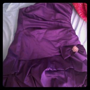Purple homecoming dress